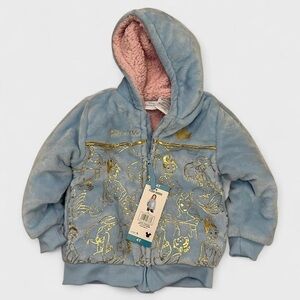 NWT Disney Girls Fleece Jacket